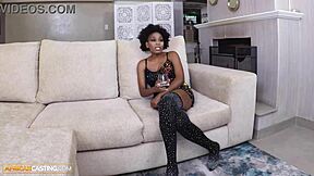 Do you want this jumbo cock after your fake casting? the ebony with big tits asks the producer
