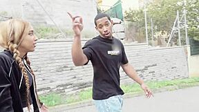 Horny Girl Hunts For Big Cocks On Street