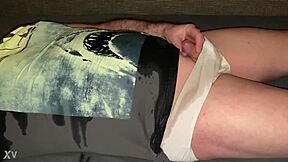 is that small cock pissing all over jaws or what?