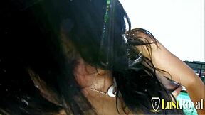 Brunette Teen 18+ Enjoys Anal By Pool!