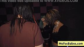 Natural busty teen brunette enjoys big loads of hot cum on her pretty face