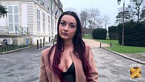 Beautiful brunette Angela Jolie craves oral pleasure.