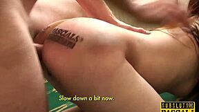 French Sub Slut ASSFUCKED By Her Maledom