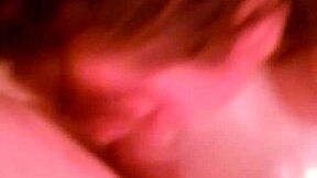 hot bathtub blowjob and cum on boobs in bathroom