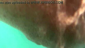 intense underwater creampie and deep dildo penetration in shaved pussy
