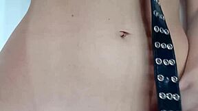 Watch Me Punish My Pussy and Tits with a Belt?