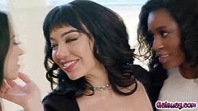 little puck having a threesome with girlfriends alex coal and nicole kitt