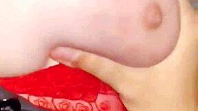 Amoosinas Cums on White Ass in Tight Airport WC