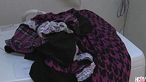 japanese babe rino mizusawa delivers an amazing blowjob to her partner.