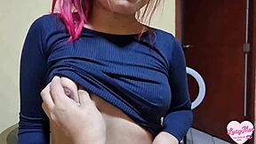 Fake Influencer Wins Bet And Destroys Sexy Stranger's Pussy In Cheap Hotel!