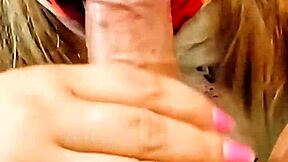 Latina MILF Gives Sloppy Blowjob to Construction Worker in Real Homemade Clip. Curvy Babe Swallows Cum!