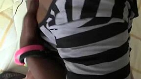 Real African Ebony Babe Receives Facial After Deep Interracial Black Pussy Casting Fuck