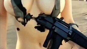 Female Warrior Costume Destroyed!