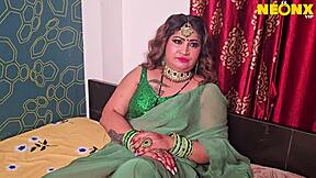 Cock hungry big ass milf fat bhabhi hardcore sex with muff diving and armpit licking