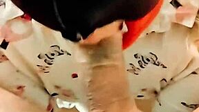 Latina MILF Gives Sloppy Blowjob to Construction Worker in Real Homemade Clip. Curvy Babe Swallows Cum!