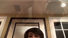 Cougar Feels Big Cock In Shaved Pussy