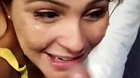 Couple Teases With Blowjob Leading To Facial Cumshot On Cruise Ship Deck.