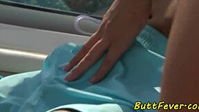 Petite Eurobabe Gets Anally Fucked Outdoors in Glamour Doggystyle Session