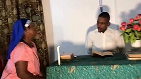 chatting about intimate moments before confession in homemade setting