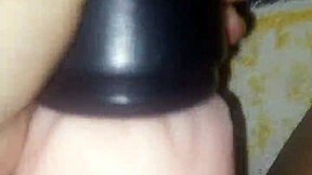 i use two toys together to fuck myself until cum flows out