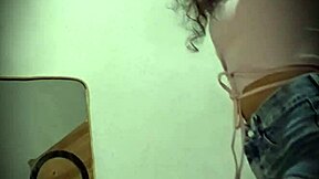 hidden camera captures beautiful colombian model