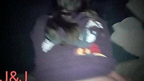 Latina sits and takes intense doggystyle on bed with big ass