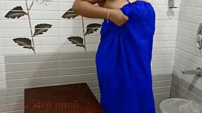 Indian cheating wife intensely fucks her servant