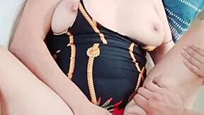 ella gets fucked missionary by her boss and takes his cumshot inside