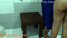 Indian cheating wife intensely fucks her servant