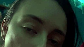 latina skinny girl gives mouthful during long car trip with neighbor