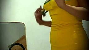 hidden camera captures beautiful colombian model