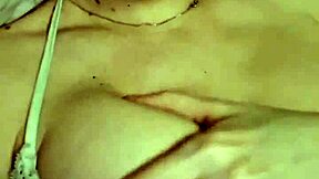 elzakom shows off her pretty belly and tits in sexy lingerie