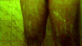 Spy Catches Ebony Beauty Bathing Naked In Hidden Shower Cam