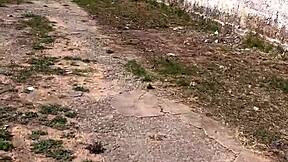 Prostitute on Highway Offers Free F*CK in Woods!