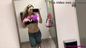 Follow me wearing extra dirty cotton panties. What filthy secrets are hidden inside?