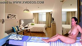 House Maid Moaning During Handjob And Gaping!