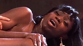 Jessica and Monique tease in shaved threesome with handjob and blowjob