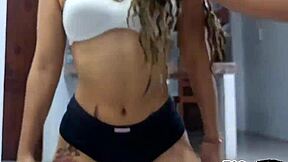 stepsister turned 18, wants first porn, addicted to anal sex with big cocks