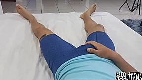 stepsister turned 18, wants first porn, addicted to anal sex with big cocks