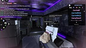 why is fucking that cute femboy on roblox so rough and intense?