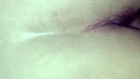 Mother-in-law gets on all fours on the outdoor bench for doggystyle fucking.