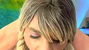 Unbelievable Swedish Blonde Wife Smoking in Real Life