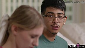 Can a shy virgin guy handle hot cheerleader Melody Marks?