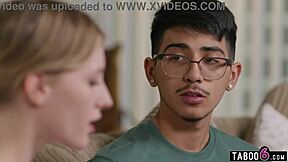 Can a shy virgin guy handle hot cheerleader Melody Marks?