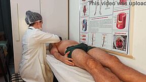 Unforgettable Erection Right in Front of the Nurse, Damn!