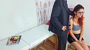 angel santanas first gyno exam behind the scenes 😏