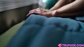 Caught My Stepsister Kenzie Reeves Masturbating with Big Tits Exposed