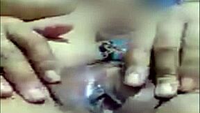 Asia Girl Engages in Steamy Video Call Sex on WhatsApp. Her Pussy and Ass Drive Wild Muff Diving.