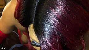 dana vespoli, the horny big tits milf, enjoys sloppy blowjob and facial