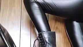Leather and Boot Domme MyMistressK - Can You Handle Her Sexy Control?